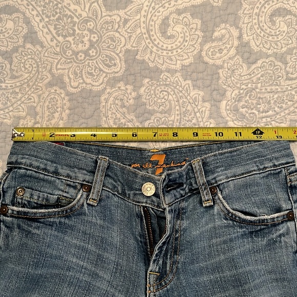 7 For All Mankind Bootcut Jeans - Size 25 - Picture 9 of 14